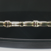 14K YELLOW GOLD PINK SAPPHIRE BRACELET, ESTATE