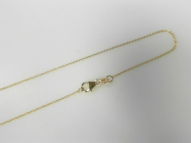 14K Yellow Gold Rolo Chain 18" New