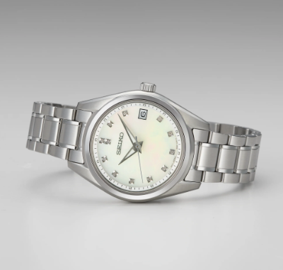 Lady's Steel Seiko Watch New SUR579