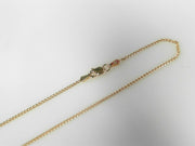 14K Yellow Gold Wheat Chain 24" New