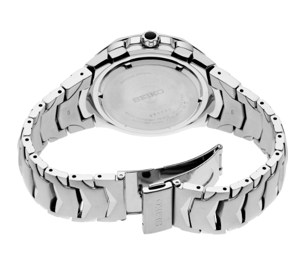 Gents Stainless Steel Seiko Coutura Chronograph Watch New SRWZ23