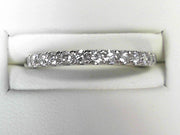 14kt White Gold 1/3 Ctw Diamond Band, New