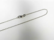 14K White Gold Cable Chain 16" New
