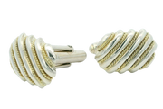 Tiffany & Co Cufflinks 18k Gold + Sterling Silver Estate