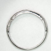 VINTAGE PLATINUM DIAMOND BAND, ESTATE