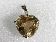 14k Yollw Gold 30ct Citrine Pendant, Estate